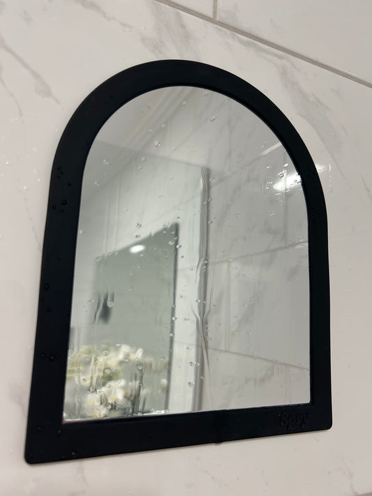 Arch shower mirror